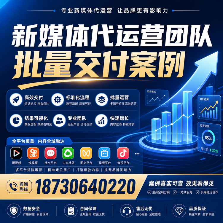 荆州代运营公司多客户账号批量高效交付案例